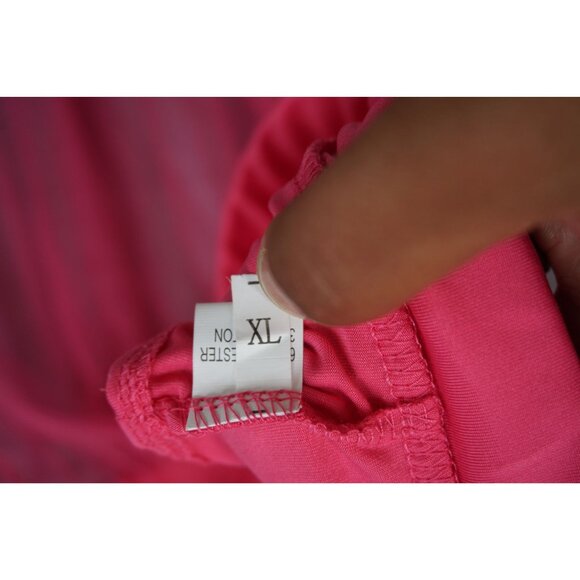 Sheer Pink Maxi Skirt With Attached Brief/ Panties - Size XL, NWOT - Picture 5 of 7